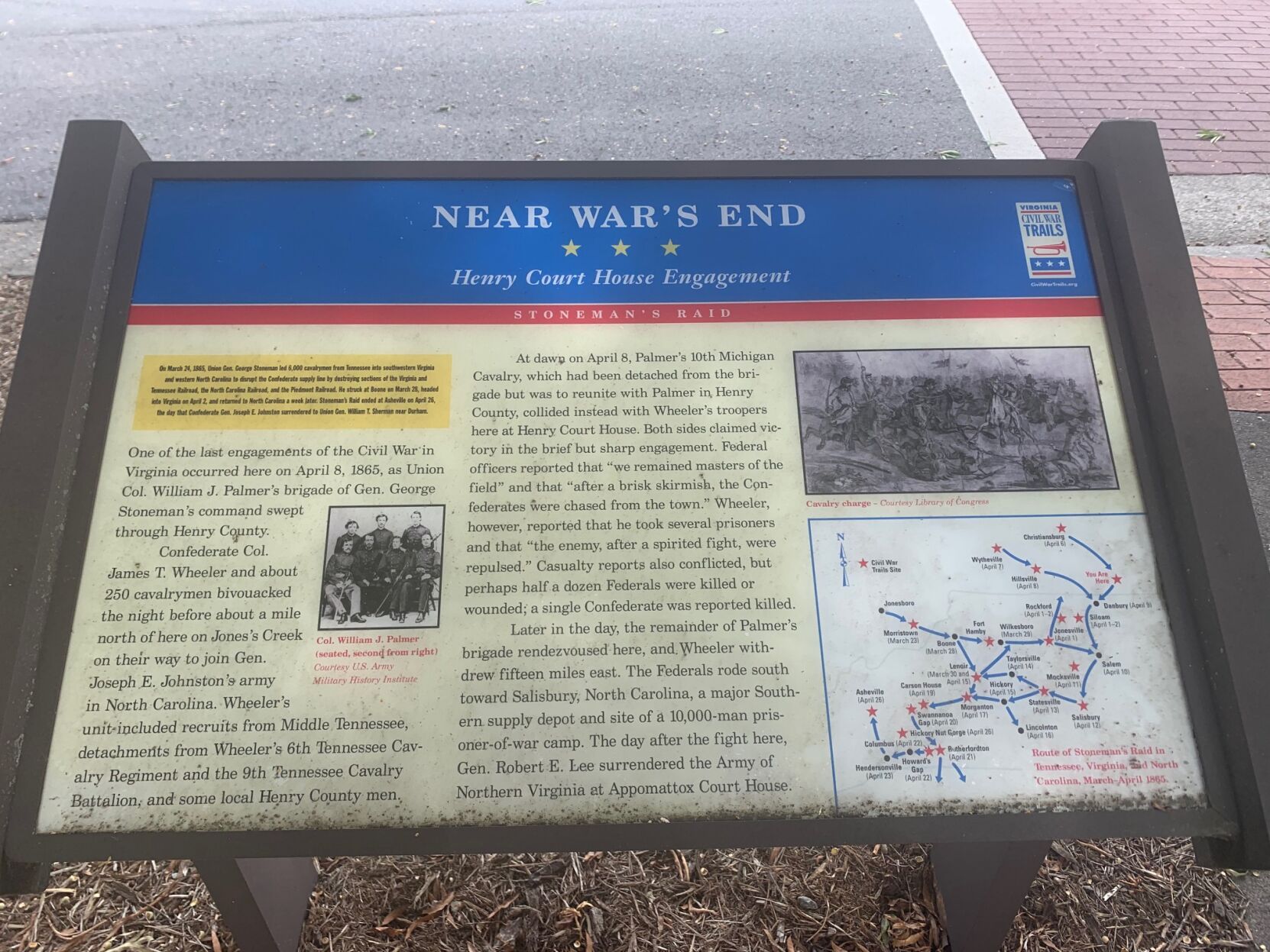 Martinsville Civil War monuments